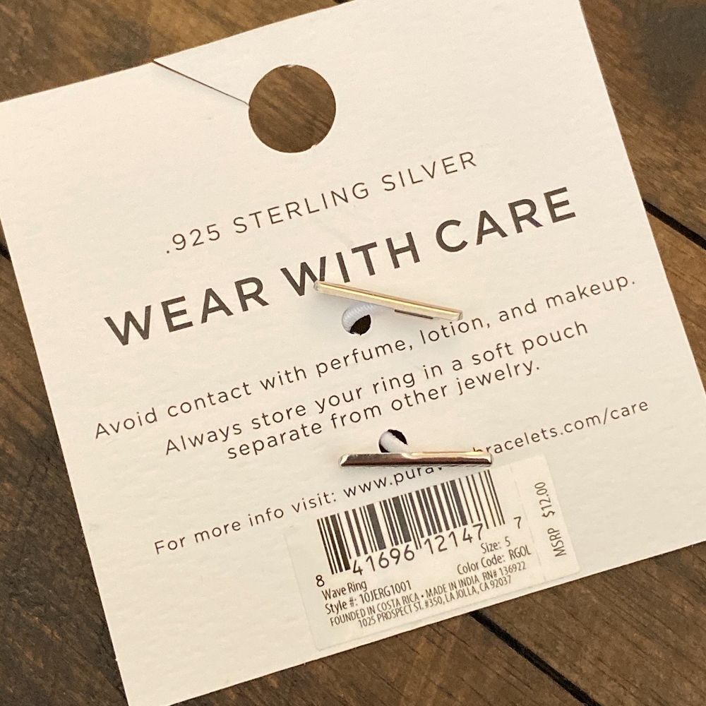 PURA VIDA WAVE RING | ROSE GOLD - Picture 3 of 3